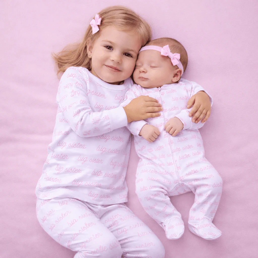 Big Sister Print Long Pajamas - Image 4