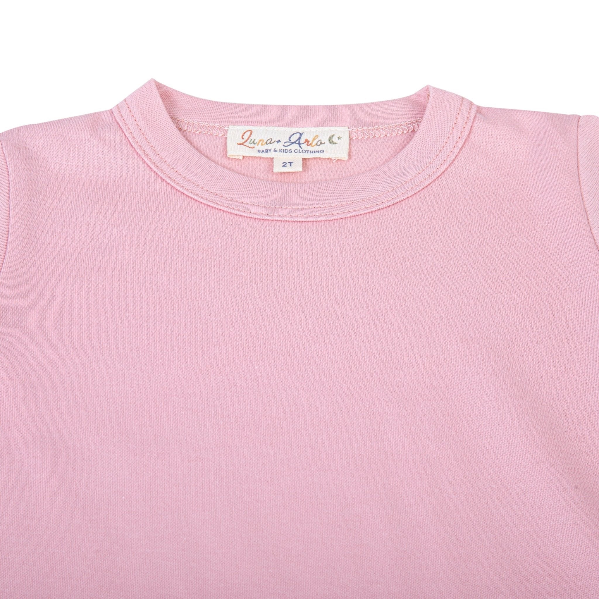 Basics Long Pajamas - Dusty Rose - Image 6