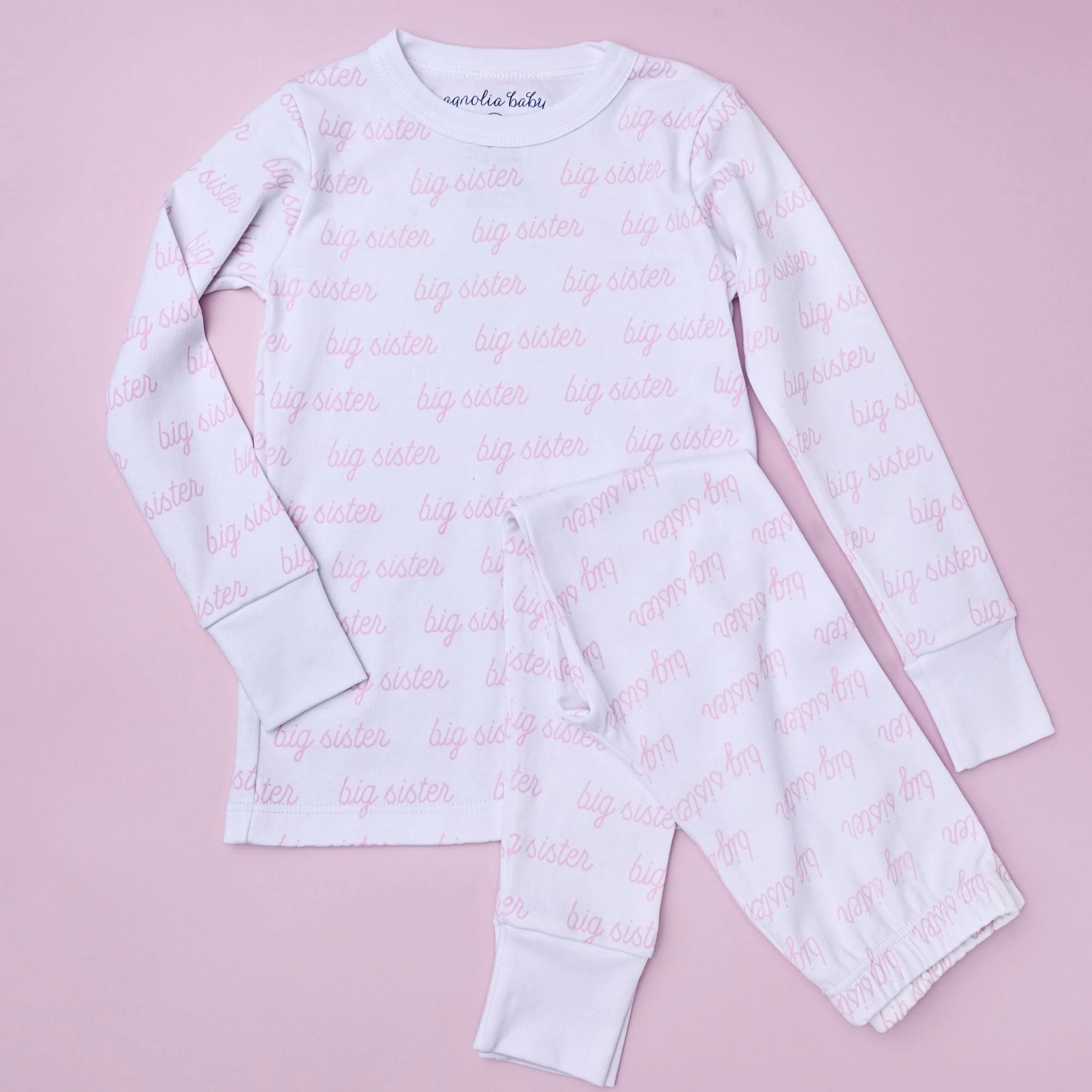 Big Sister Print Long Pajamas - Image 5